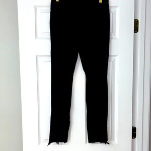 Bar III Black leggings with lace bottom